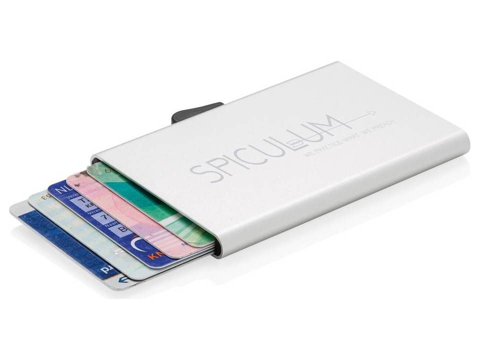 Porte-cartes en aluminium anti RFID C-Secure 13