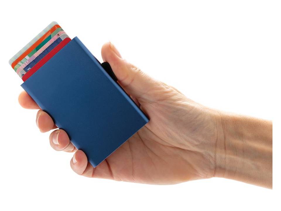 Porte-cartes en aluminium anti RFID C-Secure 17