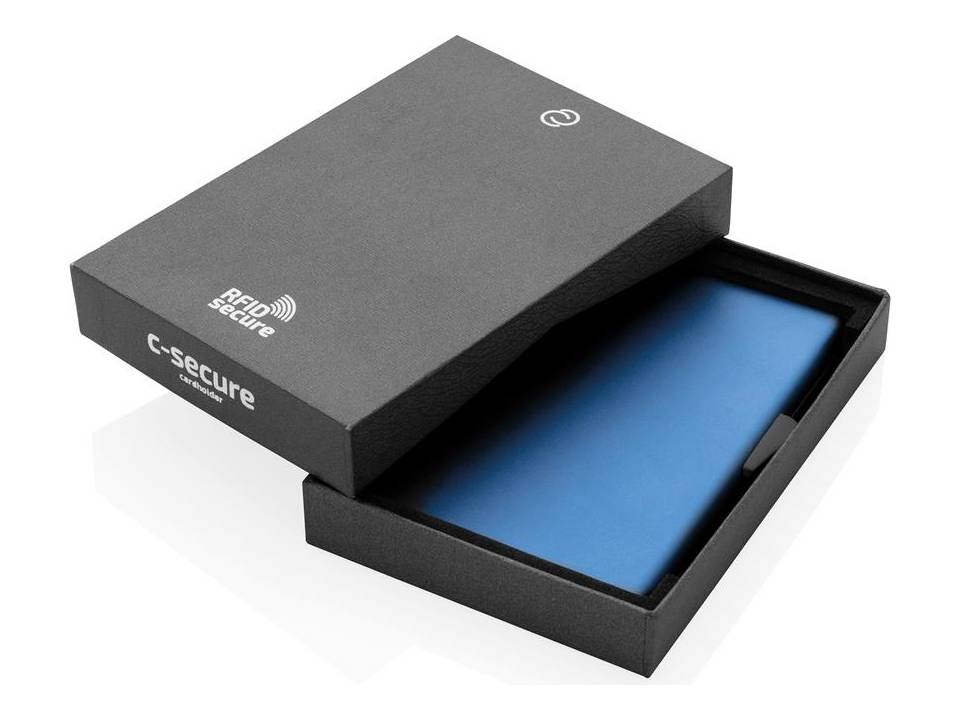 Porte-cartes en aluminium anti RFID C-Secure 18