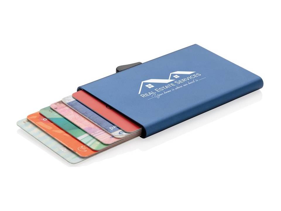 Porte-cartes en aluminium anti RFID C-Secure 19