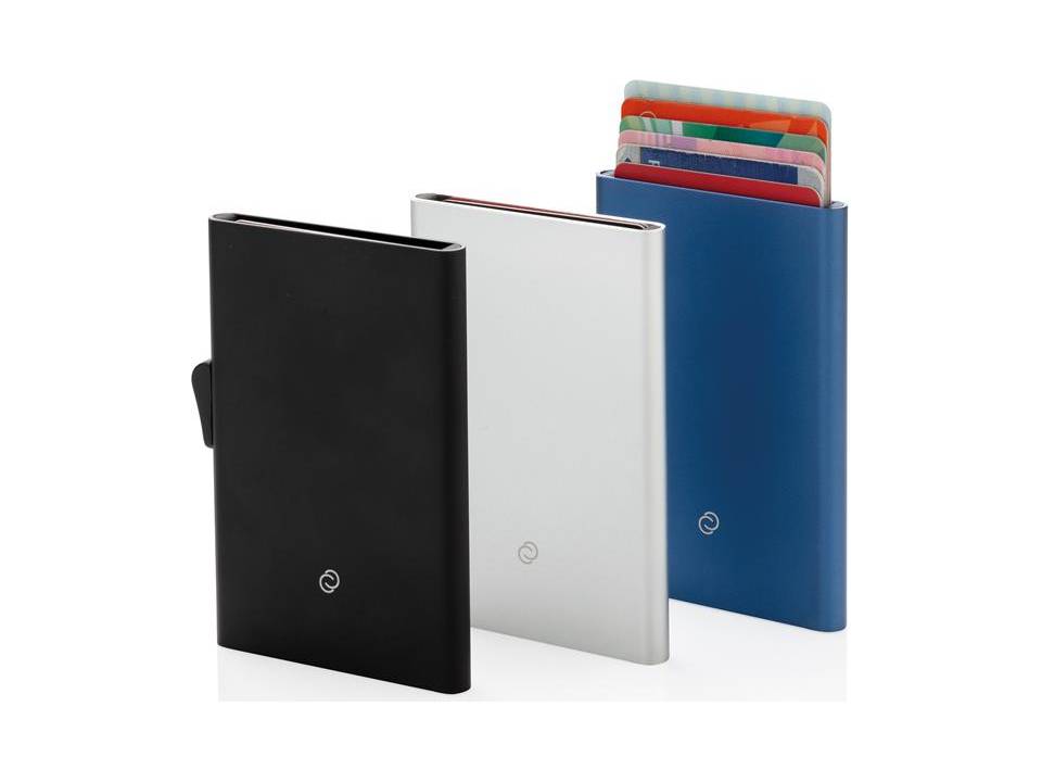Porte-cartes en aluminium anti RFID C-Secure 21