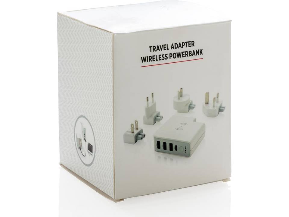 Batterie de secours avec adaptateur de voyage 9