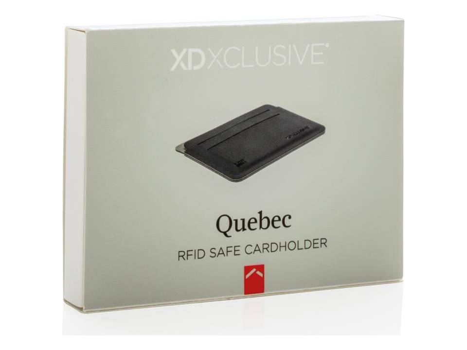 Porte-cartes RFID Québec, noir 8