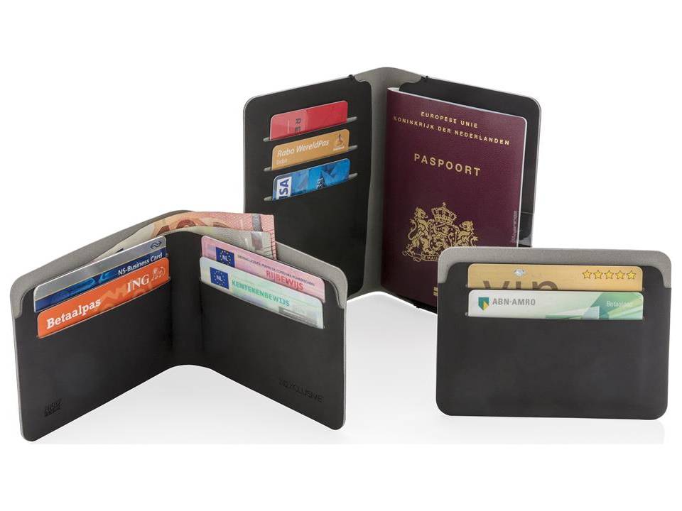 Porte-cartes RFID Québec, noir 2