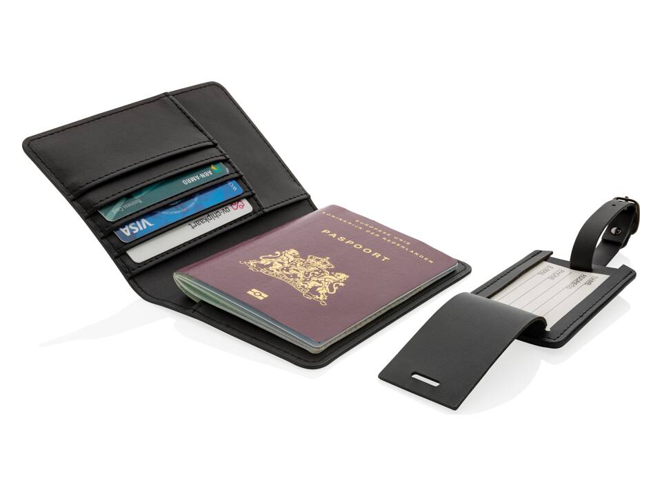 Set de voyage en PU recyclé GRS Swiss Peak 3