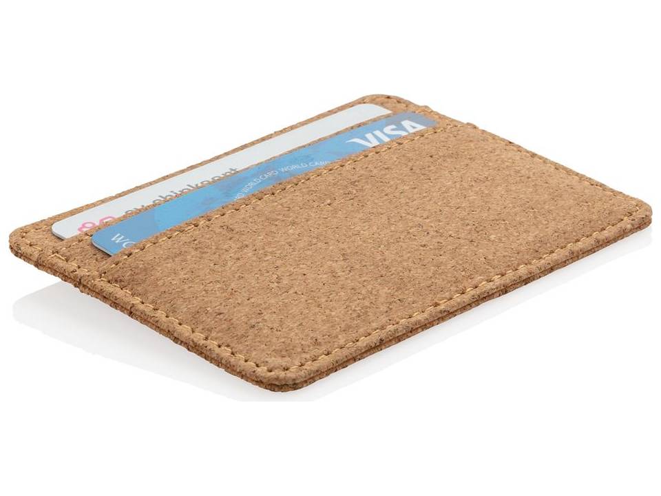 Porte-cartes anti RFID en liège 1