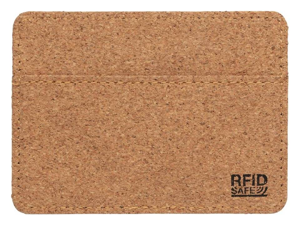 Porte-cartes anti RFID en liège 5