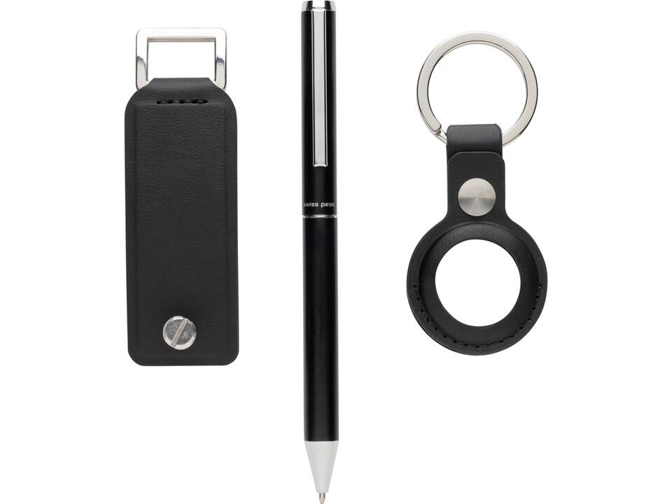 Coffret cadeau 3 pcs en PU recyclé RCS Swiss Peak Tula 4