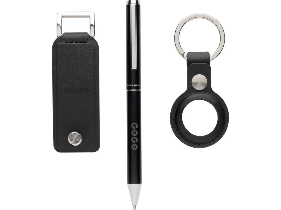 Coffret cadeau 3 pcs en PU recyclé RCS Swiss Peak Tula 9