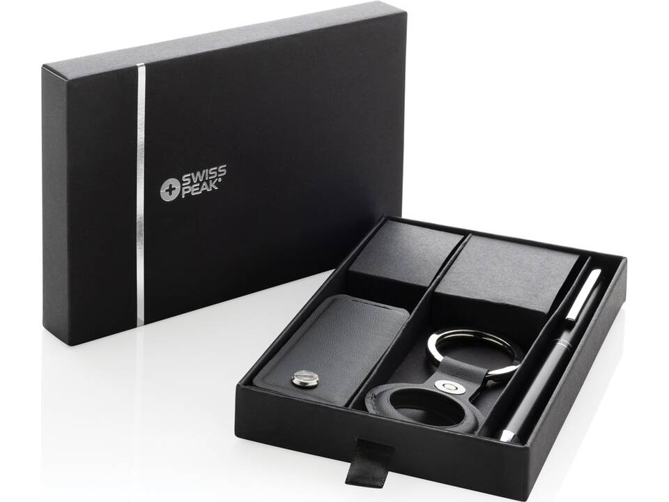 Coffret cadeau 3 pcs en PU recyclé RCS Swiss Peak Tula 11