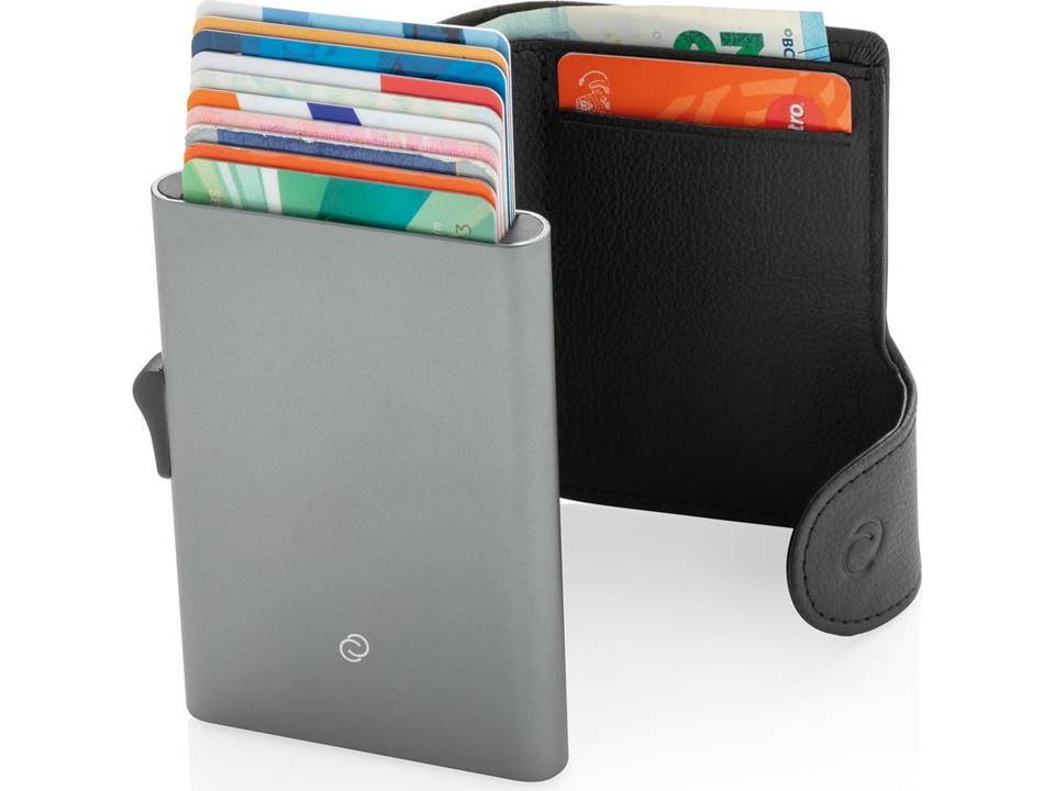 Porte-cartes et portefeuille XL anti RFID C-Secure 2