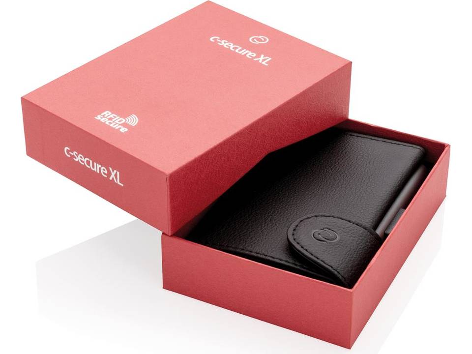 Porte-cartes et portefeuille XL anti RFID C-Secure 6