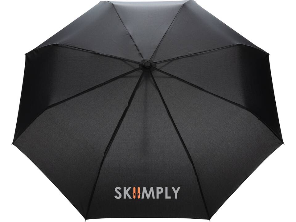 Mini parapluie 20.5" rPET 190T poignée bambou Impact AWARE™ 10