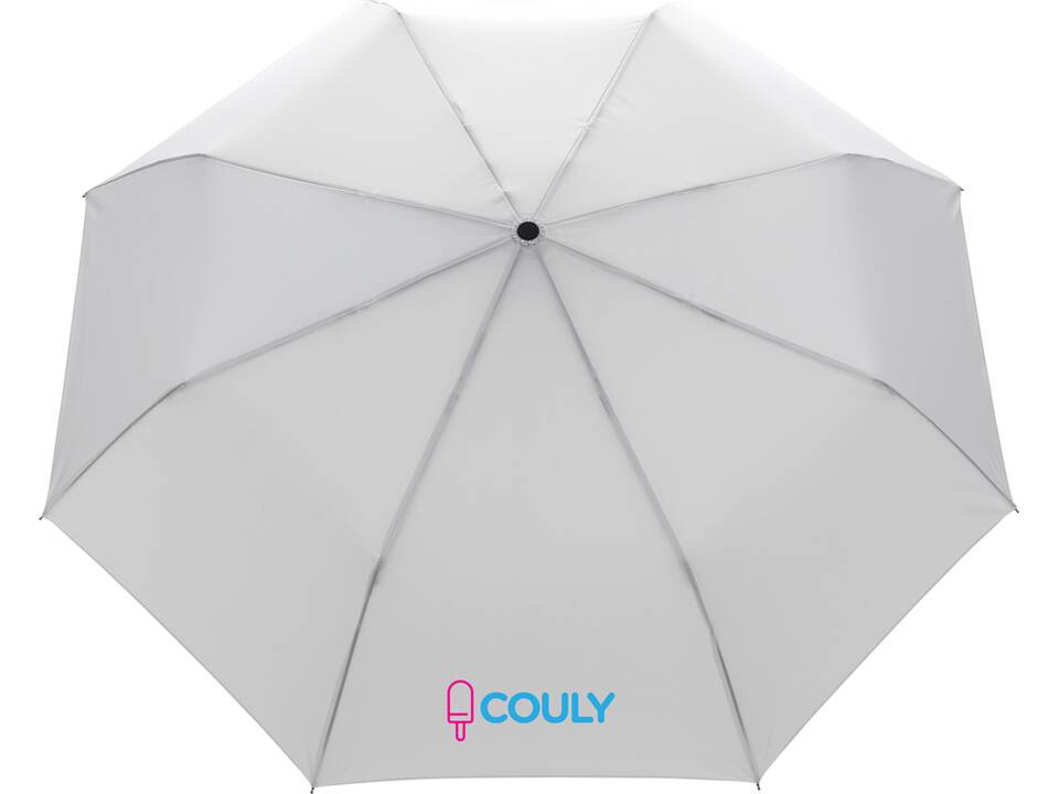 Mini parapluie 20.5" rPET 190T poignée bambou Impact AWARE™ 22