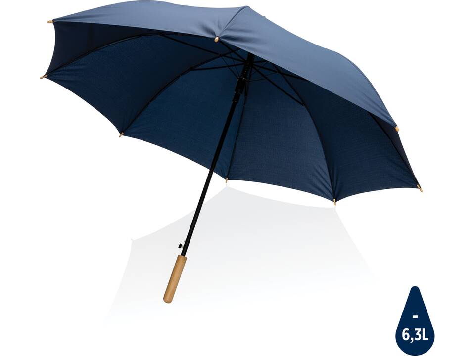 Parapluie 27" en rPET et bambou ouverture auto Impact AWARE™ 26