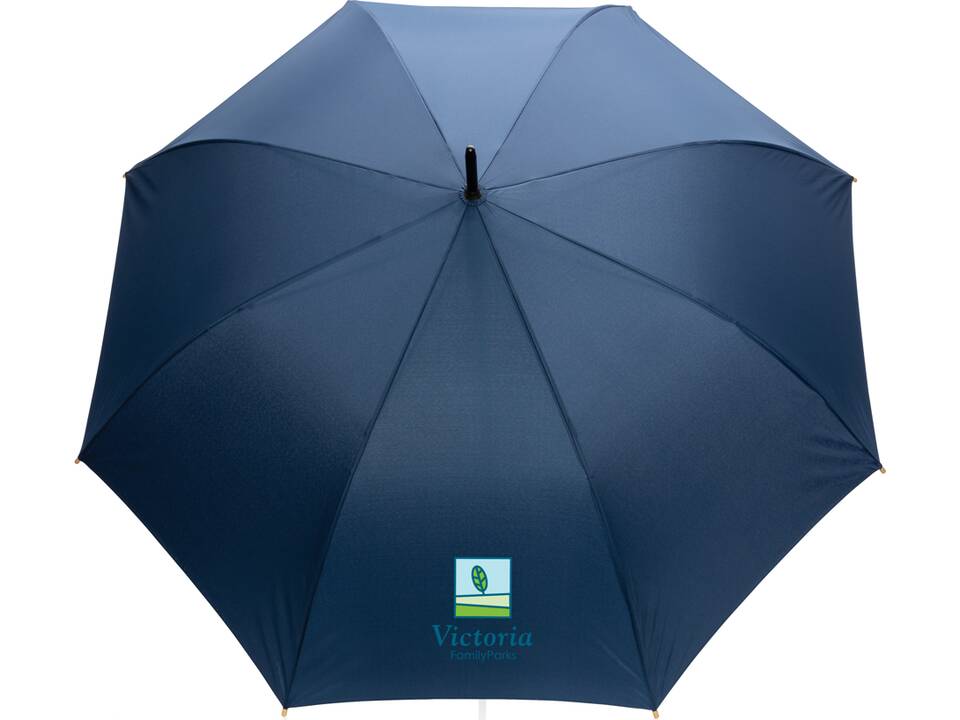 Parapluie 27" en rPET et bambou ouverture auto Impact AWARE™ 30