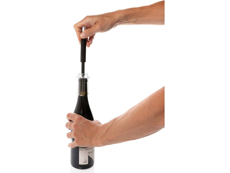 Tire-bouchon pneumatique en métal Vino Deluxe 3