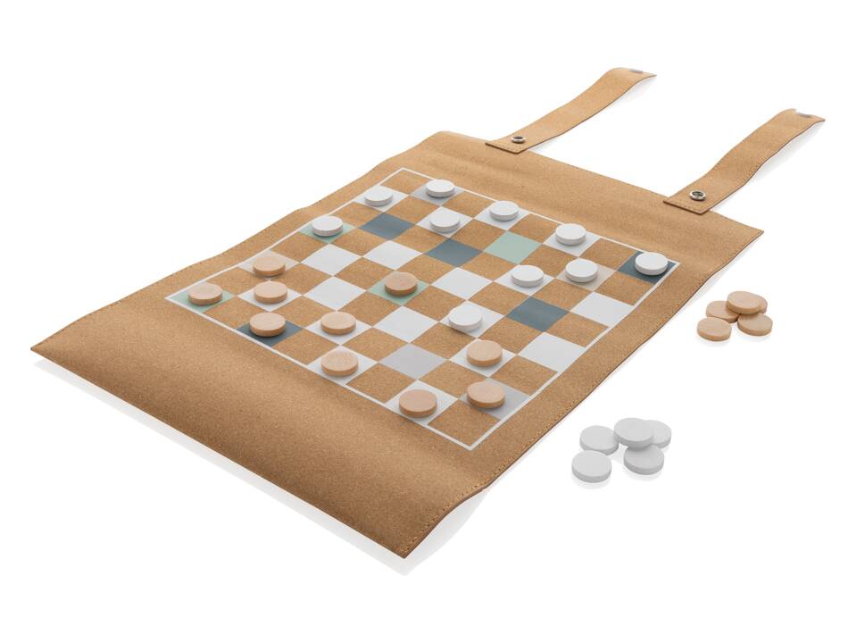 Jeu de backgammon et de dames en liège Britton 2