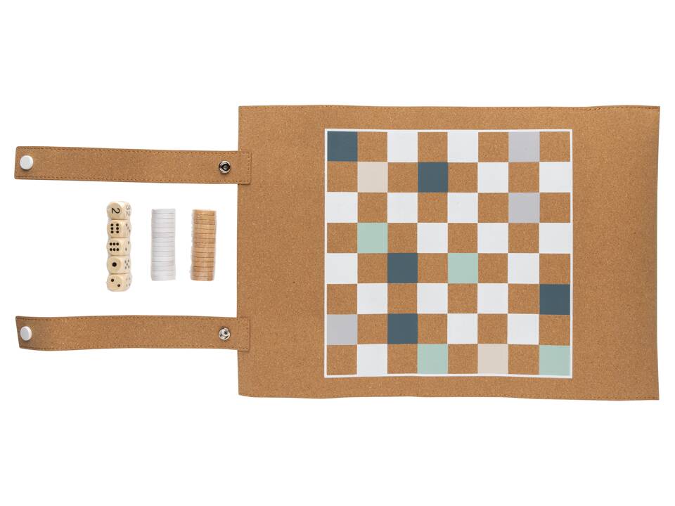 Jeu de backgammon et de dames en liège Britton 6