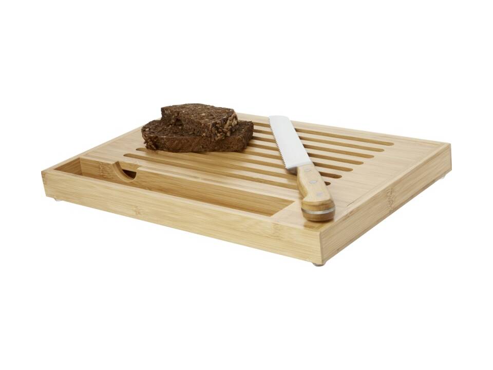 Planche à découper en bambou Pao avec couteau