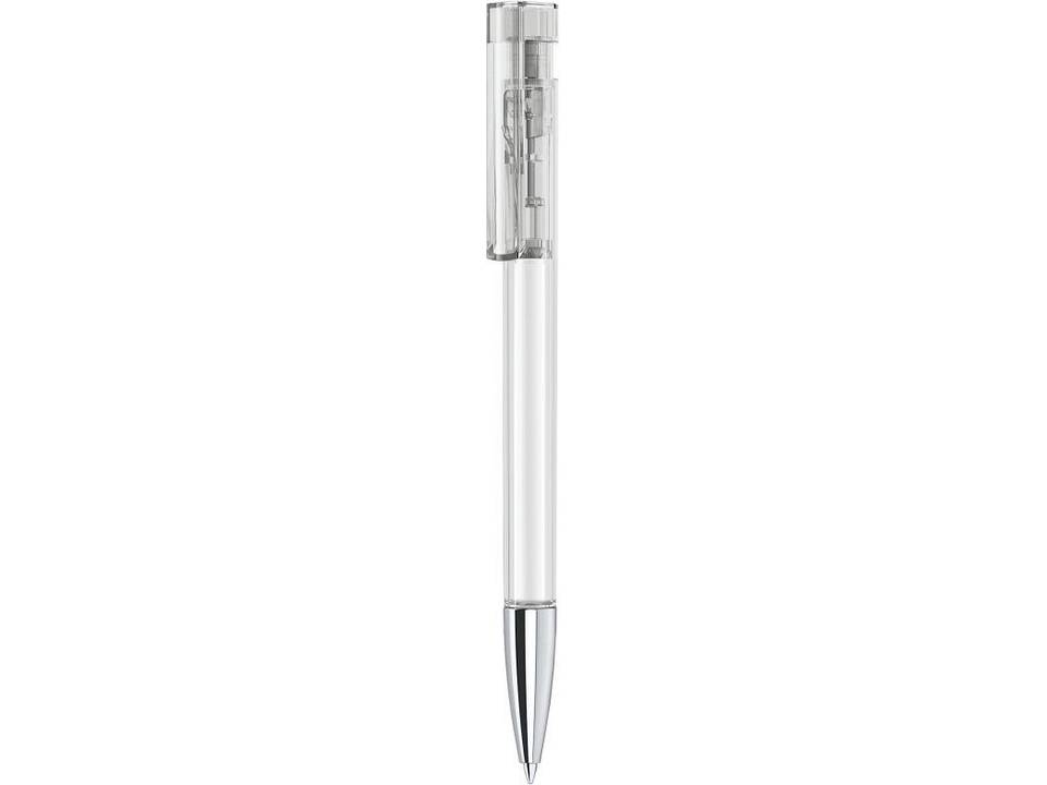 Pen Liberty Clear met metalen punt wit