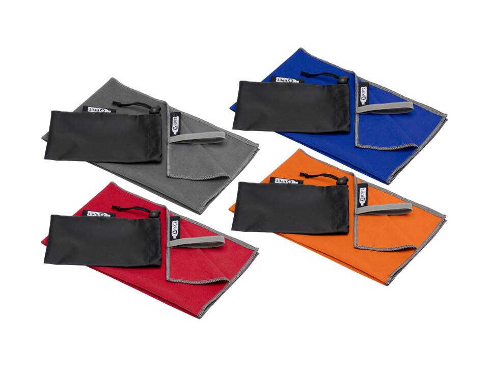 Serviette Pieter certifiée GRS ultra-légère et à séchage rapide 30 x 50 cm