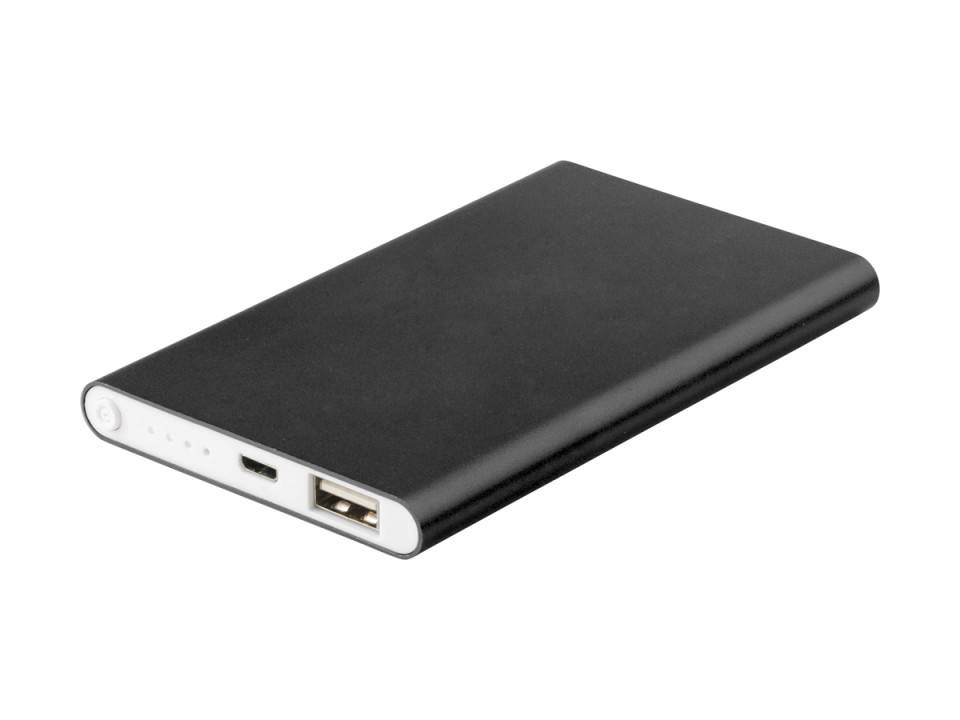 Platte aluminium powerbank - 4.000 mAh