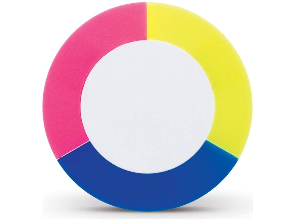 Puck highlighter tekstmarker blauw