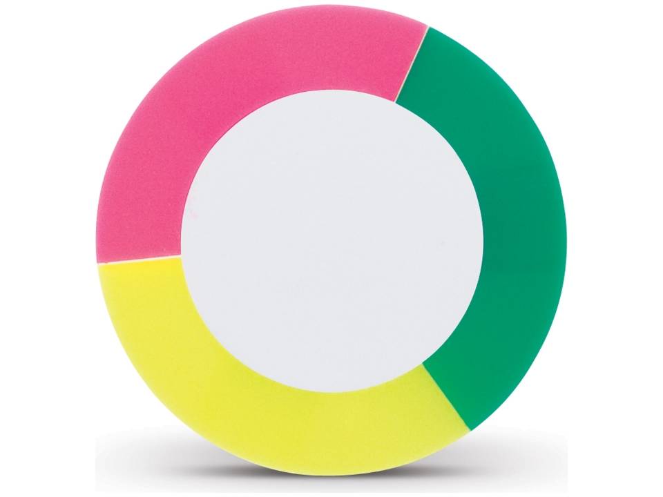 Surligneur rond 3 couleurs 5