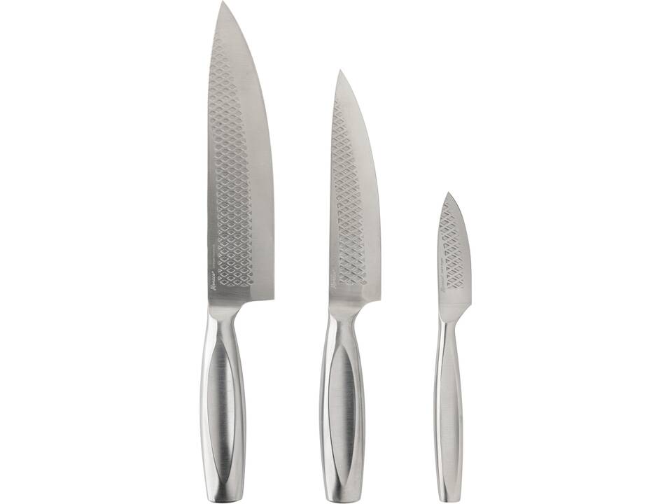 BOSKA Set de 3 couteaux de cuisine Monaco+ 3