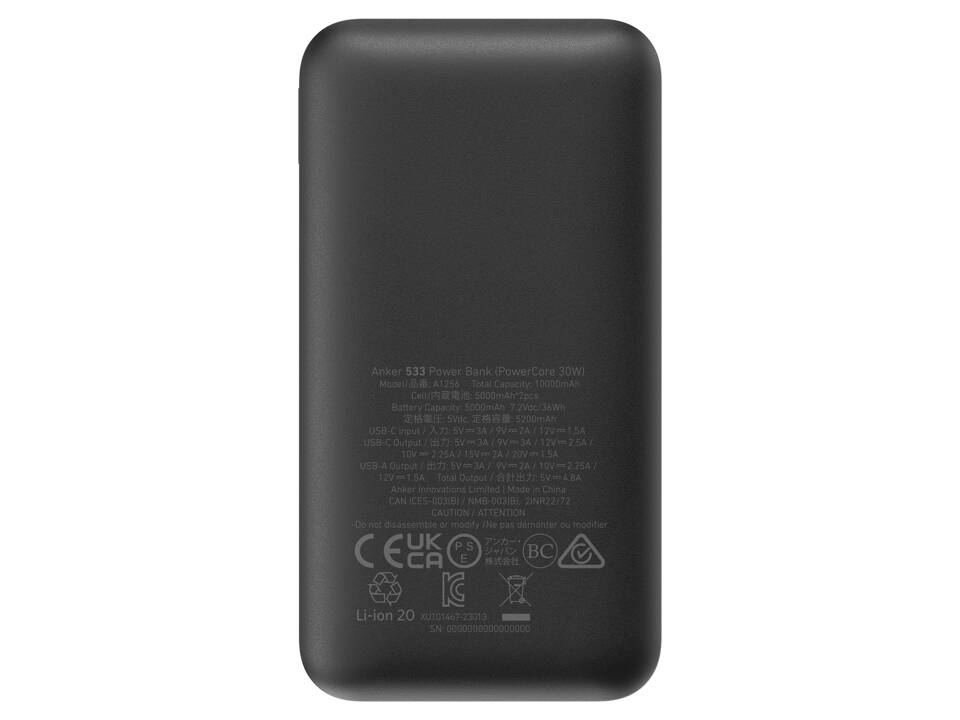 Batterie de secours 10.000 mAh 30 W Anker PowerCore 3