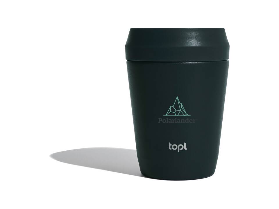 Mug 235 ml avec couvercle 360 en acier recyclé Topl 4