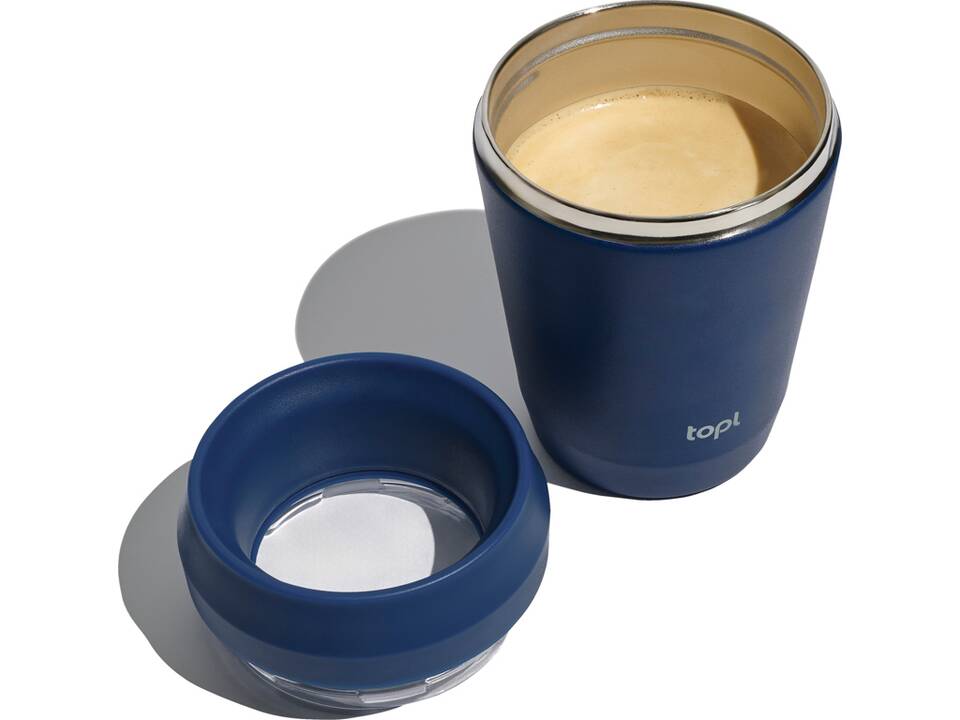 Mug 235 ml avec couvercle 360 en acier recyclé Topl 7