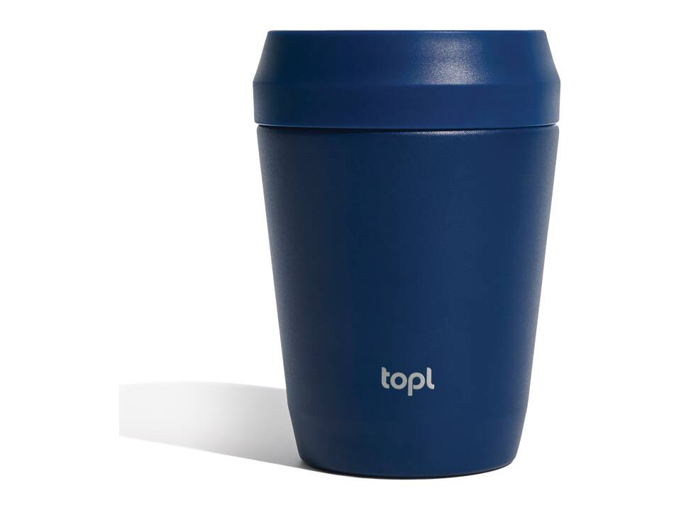 Mug 235 ml avec couvercle 360 en acier recyclé Topl 5