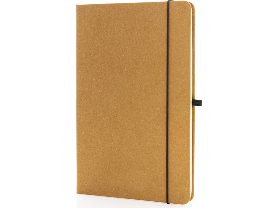 Carnet A5 à couverture rigide en cuir recyclé 16