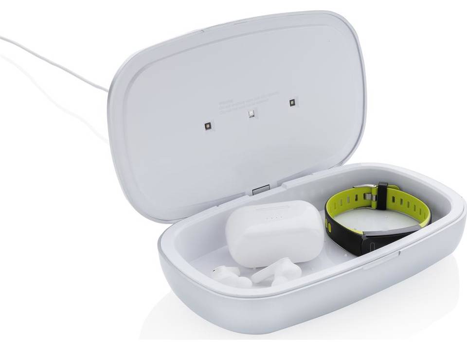 Boîte de stérilisation UV-C avec chargeur sans fil 5W Rena 1