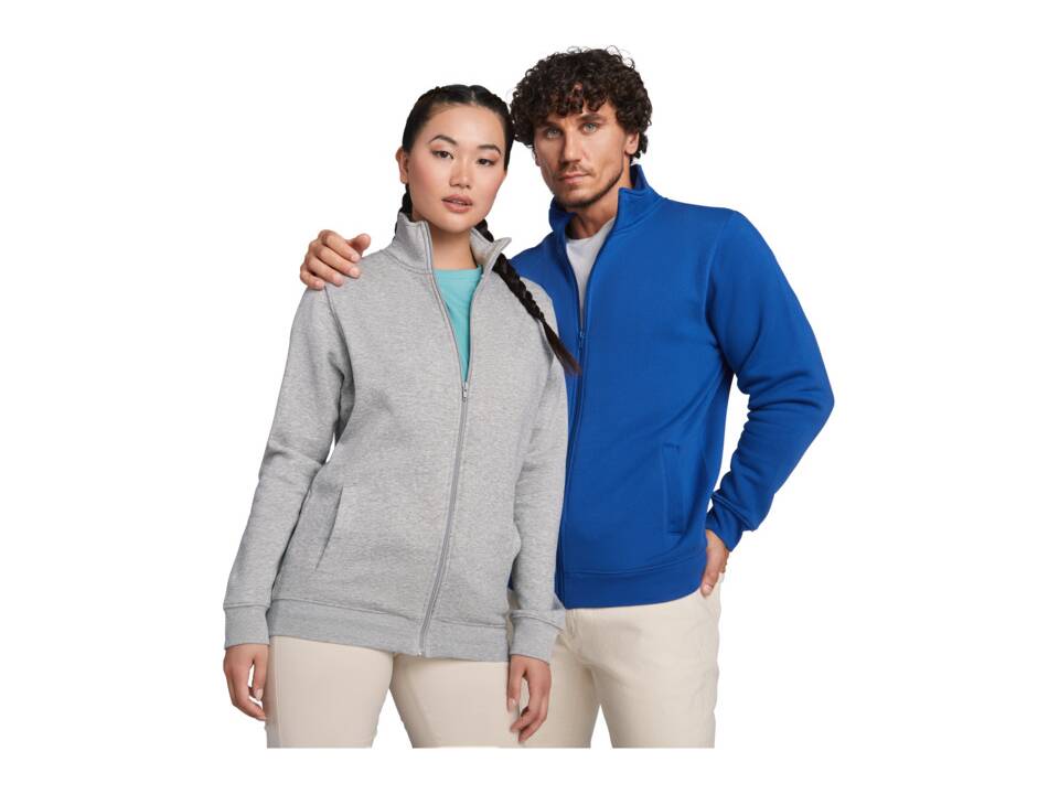 Roly Ulan unisex sweater met volledige rits