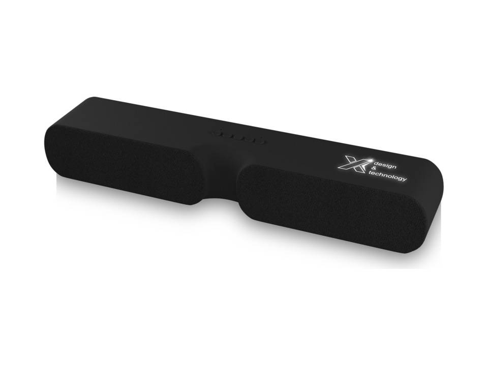 S50 anti-bacteriële soundbar speaker 2x10W met oplichtende logo