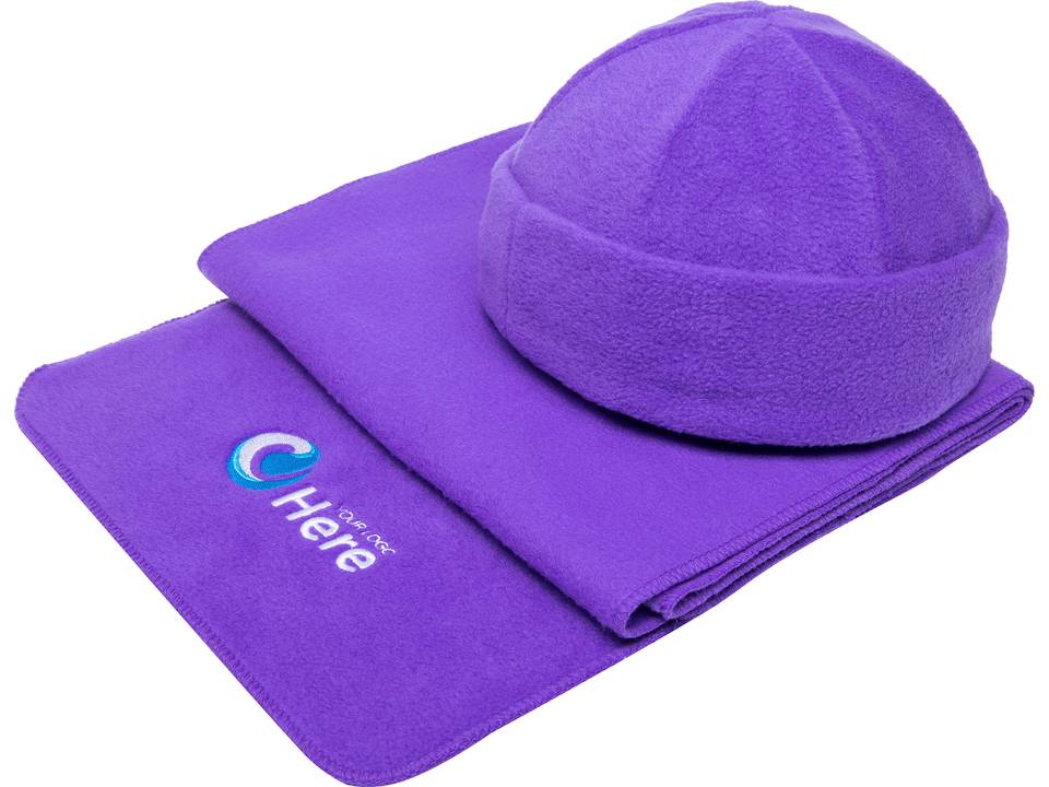 Chapeau et écharpe polaire 2
