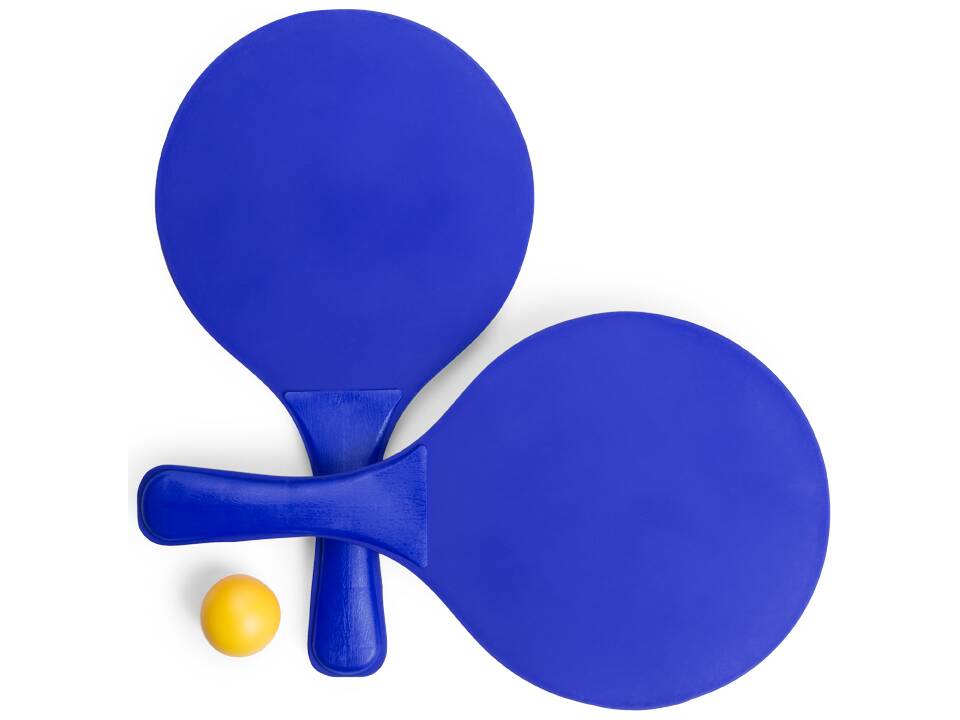 Set houten strand rackets