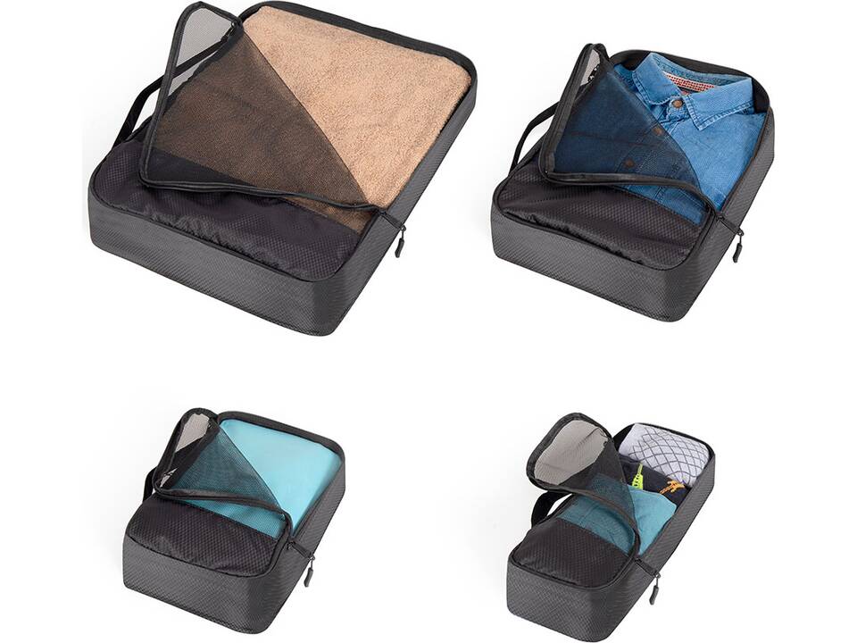 Lot de 4 cubes organisateur de voyage 3