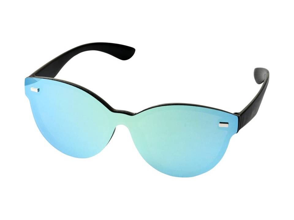 Lunettes de soleil Shield avec lentille miroir entière