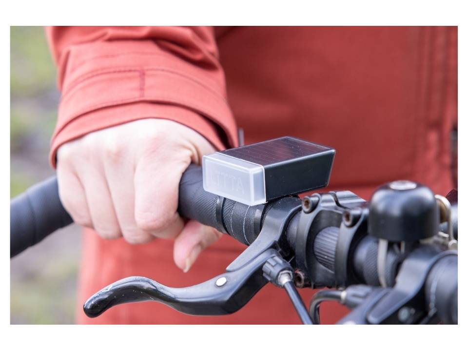 Lampe de vélo solaire 1