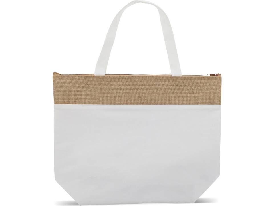 Sac isotherme de plage Coton/jute 42x10x30cm 3