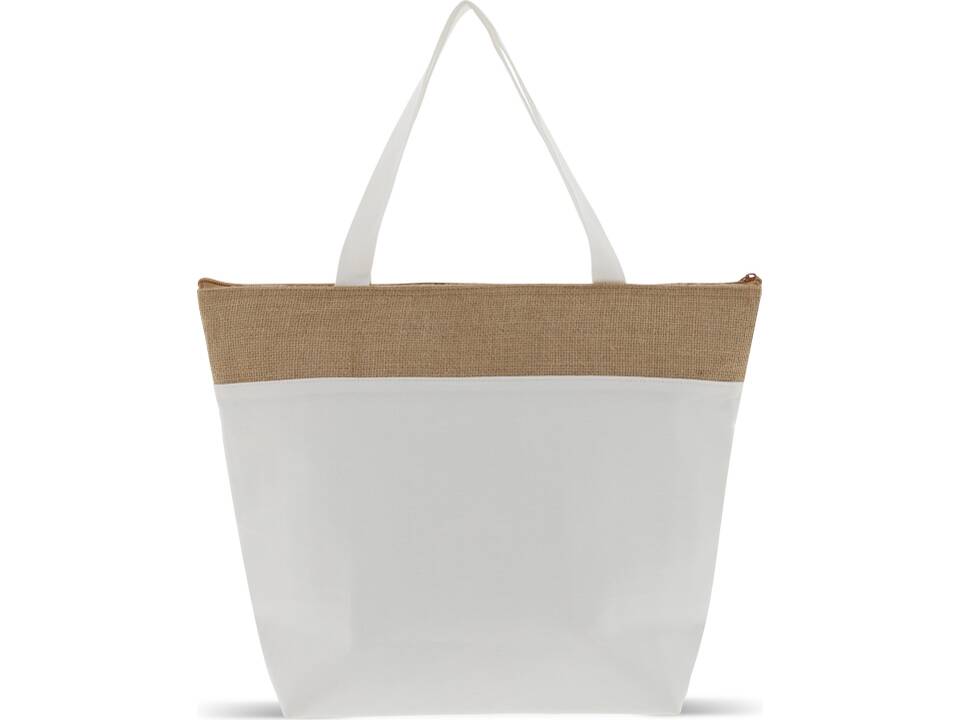 Sac isotherme de plage Coton/jute 42x10x30cm 4