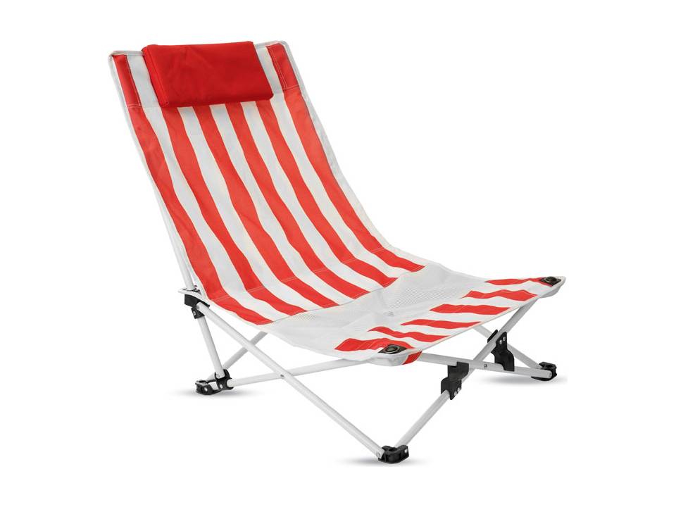 Fauteuil plage avec oreiller