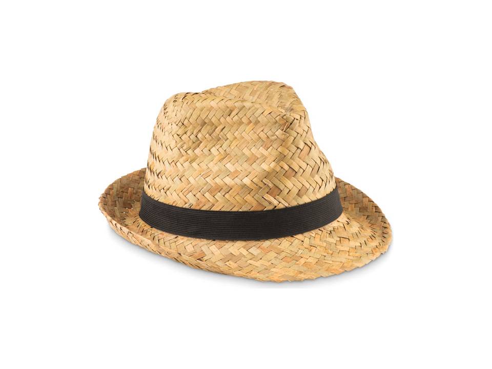 Chapeau en paille naturelle