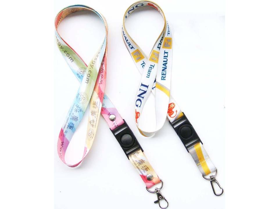 Sublimation lanyard met buckle