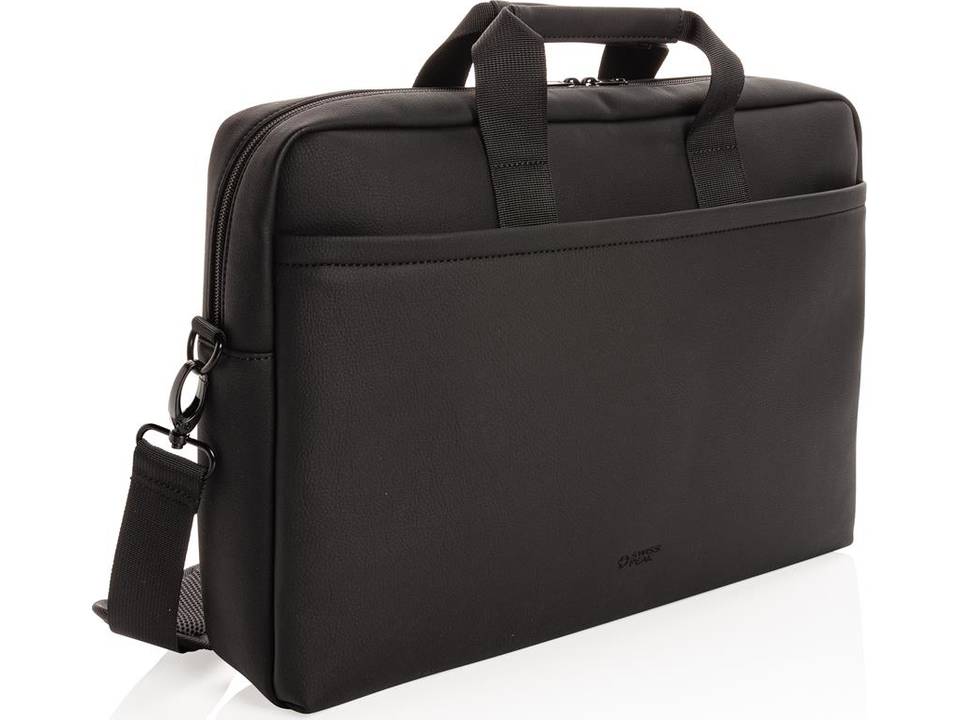 Swiss Peak deluxe vegan lederen laptop tas PVC vrij