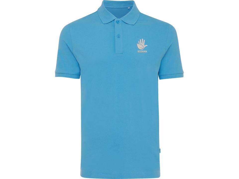 Polo en coton piqué et recyclé Iqoniq Yosemite 28